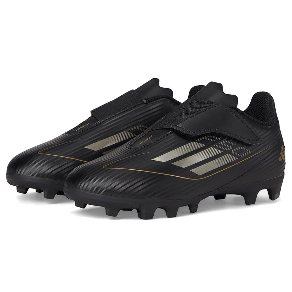 NWT adidas F50 Club Firm Ground Soccer Cleats Black/Gold 5.5 US